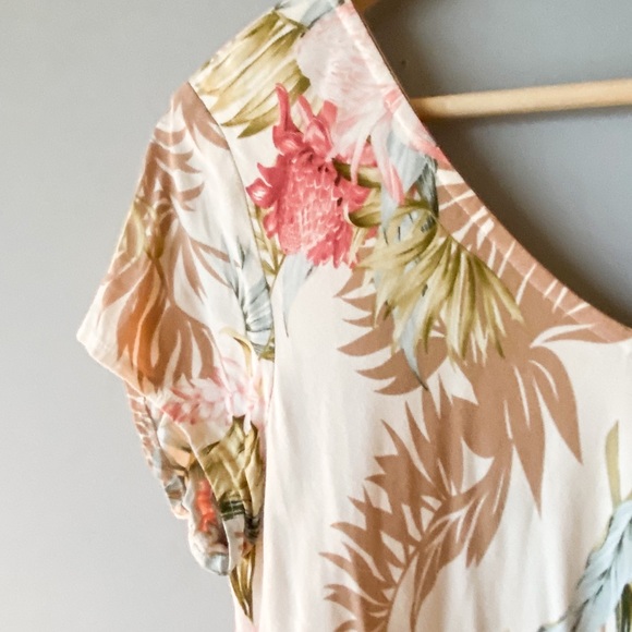 Tropical Long Vintage Dress - Picture 2 of 4